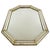 Large Vintage Venetian Hollywood Regency Octagonal Parclose Mirror with Glass and Brass Garlands, 1970s For Sale - Image 15 of 15