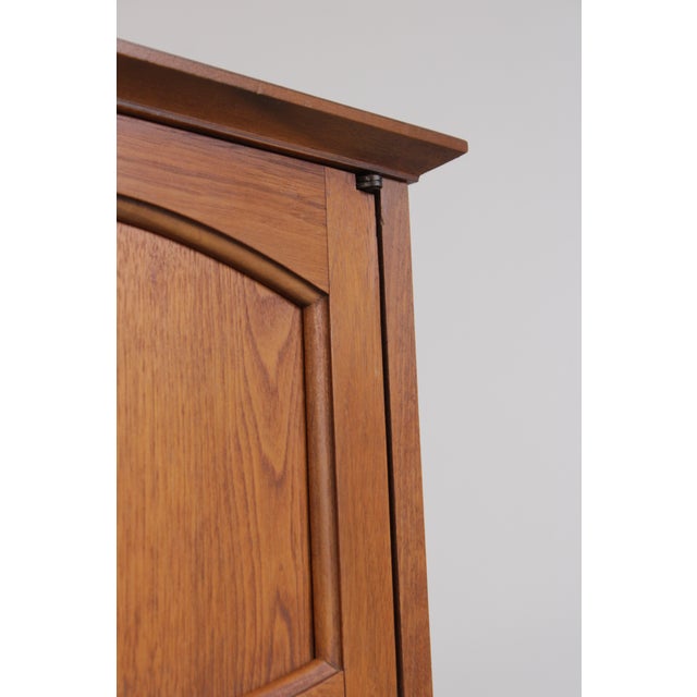 Lane Walnut Mid Century Modern Gentlemens Chest Armoire For Sale - Image 14 of 18