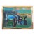 1978 Mid-Century Swedish Modernist Oil Painting by Fredrik Rohde For Sale