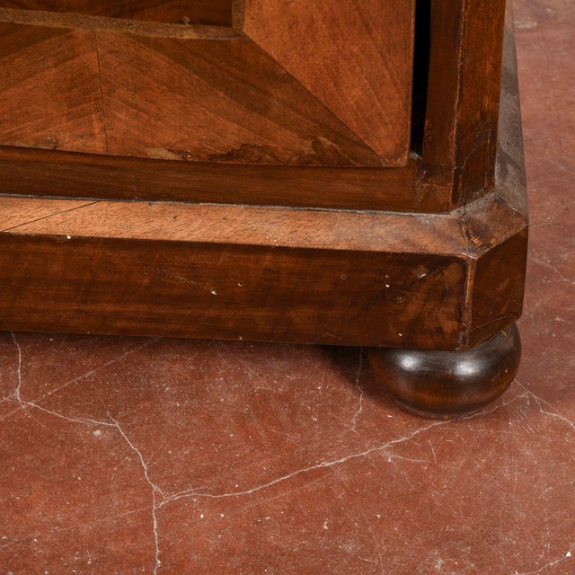 Wood Bedside Table in Wood and Veneer For Sale - Image 7 of 18