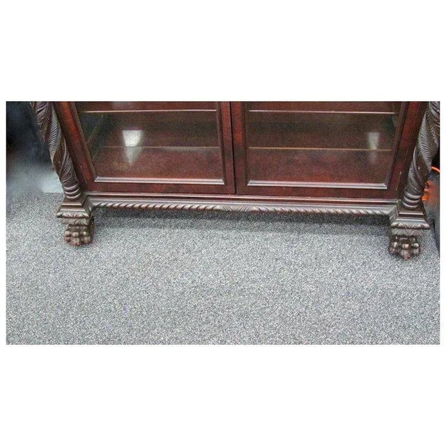 1900s Mahogany China Cabinet For Sale In Denver - Image 6 of 7