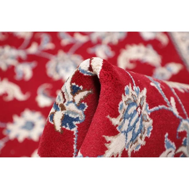 Nain Rug with Floral Pattern For Sale - Image 8 of 11