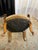 Late 20th Century Ornate French Transitional Style Carved Ram's Head Armchair in Leopard Tapestry For Sale - Image 11 of 13