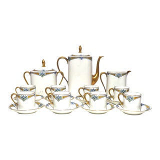 Coffee Limoges Service, Set of 21 For Sale