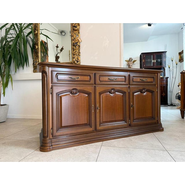 Wood Baroque Style Chest of Drawers, 1970s For Sale - Image 7 of 10