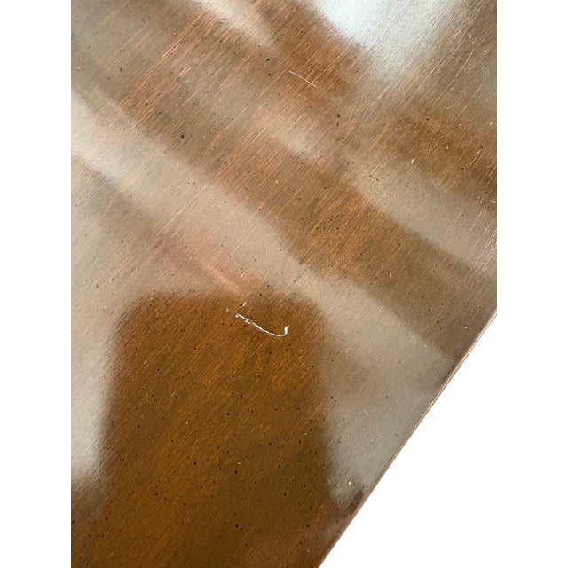 Late 20th Century Harden Queen Anne Style Solid Cherry Sofa Sideboard Console Table For Sale - Image 10 of 15