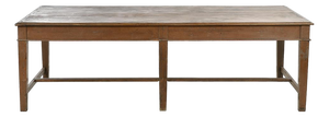 Large Antique Wooden Table with a Natural Patina