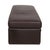 Animal Skin Raoul Ottoman in Brown Leather from Koinor For Sale - Image 7 of 8