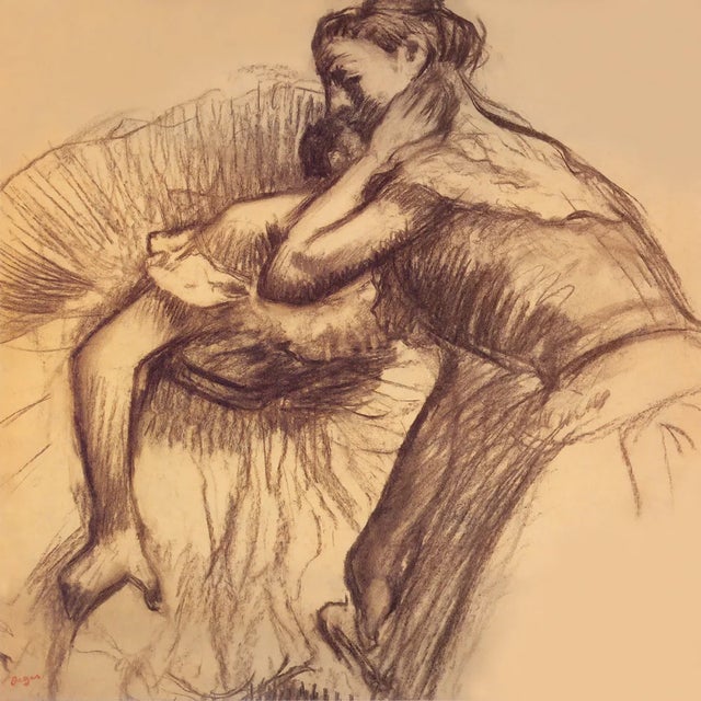 Artist: Edgar Degas Country: France Title: Two dancers resting Medium: Giclee Marks: Numbered Limited Edition Published in...