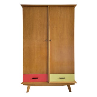 Vintage Wardrobe by André Sornay, 1950s For Sale