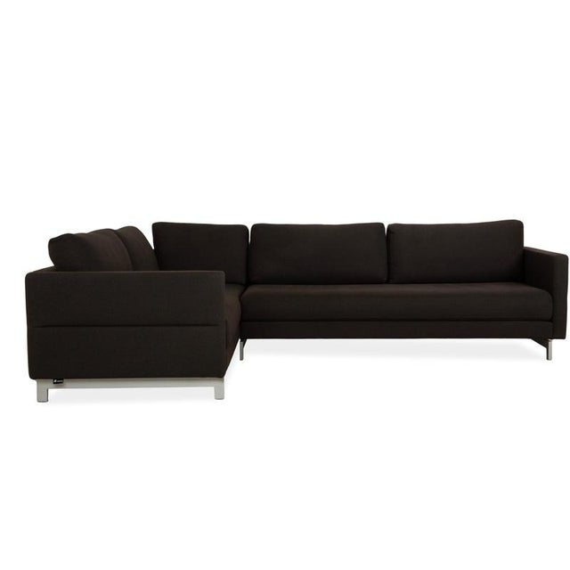 Vida Fabric Corner Sofa in Brown from Rolf Benz For Sale - Image 5 of 9