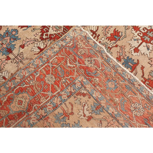 Persian 1920s Persian Heriz Rug For Sale - Image 3 of 10