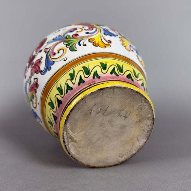 Vintage Deruta Majolica Vase, 1960s For Sale - Image 7 of 11