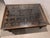 Late 20th Century Late 20th Century Repurposed Indian Courtyard Door Coffee Table With Hand-Forged Iron Hardware & Glass Top For Sale - Image 5 of 6