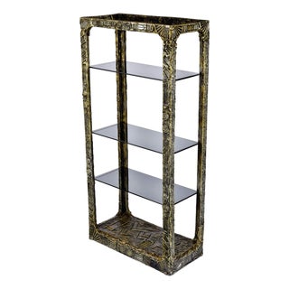 Brutalist Etagere Display Shelf by Adrian Pearsall for Craft Associates For Sale