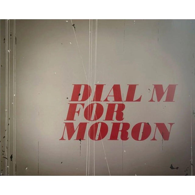Epi, Dial M for Moron ARTIST PROOF Hand finished (gesso/ acrylic/ Indian ink) archival digital pigment print on 300gsm...