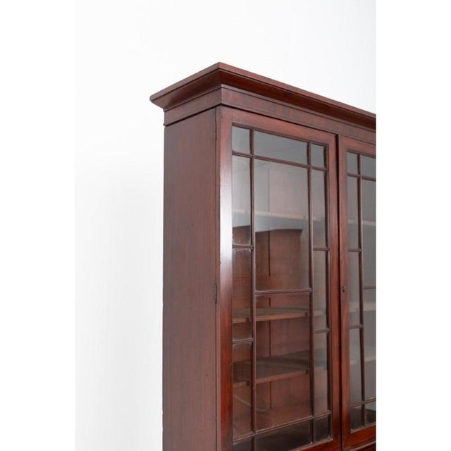 William IV Secretaire Bookcase Cabinet, 1830 For Sale - Image 4 of 6