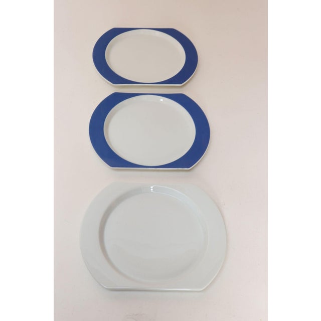 Ceramic Vintage Alitalia First Class Plates and Cups Designed by Joe Colombo - Set of 17 For Sale - Image 7 of 16