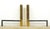 Mid 20th Century Pair of Mid Century Modernist Polished Brass Fireplace Andirons For Sale - Image 5 of 9