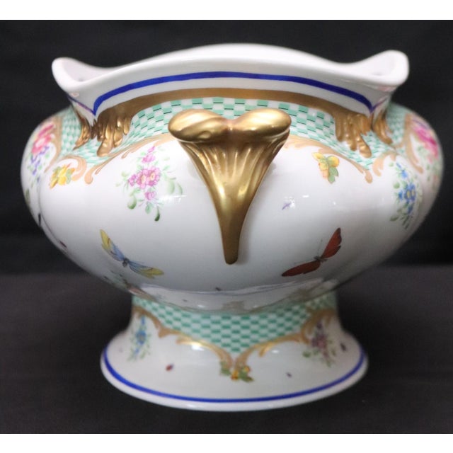 Mangani Mid 20th Century Mangani Italian Porcelain Soup Tureen For Sale - Image 4 of 12