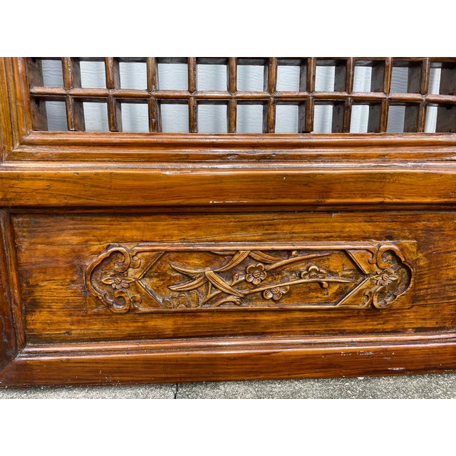 Mid 19th Century Mid 19th Century Chinese Antique Carved Panel Wall Hanging Set of 5 For Sale - Image 5 of 10