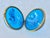 French Blue Glass Apple Trinket Box Circa 1930s For Sale In New York - Image 6 of 8