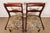 1940s Kindel Furniture Style Regency Carved Mahogany Side Chairs or Dining Chairs, Pair For Sale - Image 5 of 11