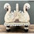 Vintage Shell Encrusted Wood Swan Table For Sale - Image 4 of 13