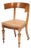 Austrian Biedermeier Beechwood and Mahogany Klismos Side Chair, Circa 1830 For Sale