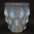Rene Lalique Opalescent Glass 'Rampillon' Vase. This pattern features deeply embossed diamond shapes, surrounded by...