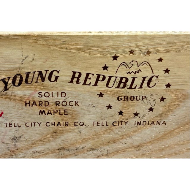 Vintage Tell City Young Republic Colonial China Cabinet Buffet Hutch and Cupboard For Sale - Image 11 of 18