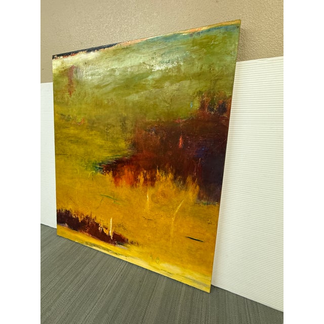 Abstract Claudia Marselle Soul's Journey, the Beginning Original Oil Painting, Signed For Sale - Image 3 of 12