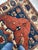 Vintage Turkish SERAPI Design Rusty Terracotta Rug 7.3 x 10 For Sale - Image 4 of 10