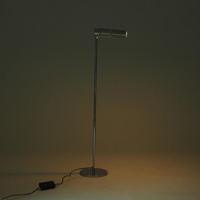 Haloprofil 878HR Floor Lamp in Silver by Viktor Frauenknecht for Swiss Lamps, 1960s For Sale - Image 12 of 16