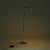 Haloprofil 878HR Floor Lamp in Silver by Viktor Frauenknecht for Swiss Lamps, 1960s For Sale - Image 12 of 16