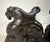 Pair of Antique 1800's Carved Wood Architectural Salvage Lion Sculpture Statue For Sale - Image 10 of 13