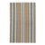 Dash & Albert by Annie Selke Blue Heron Stripe Woven Cotton Rug, 2'6" x 8' For Sale
