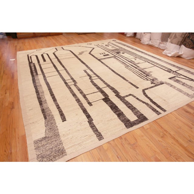 Abstract Nazmiyal Collection Abstract Modern Area Rug For Sale - Image 3 of 8