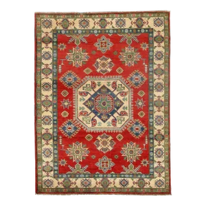 2020s Fine Hand Knotted Kazak Design