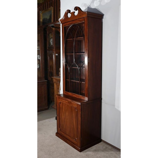 Georgian 2-Body Cupboard in Mahogany, England, Early 19th Century For Sale - Image 3 of 18