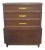 1960s Kent-Coffey “The Grandeur” Tall Chest of Drawers For Sale