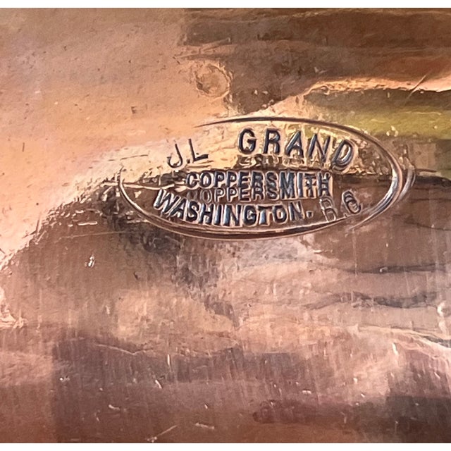 Copper spouted pâtissier Pan made in Washington DC in the late 19th/early 20th century. The inside has been re-tinned, it...