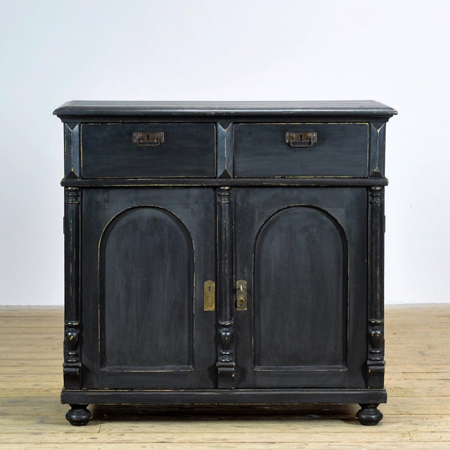 Rustic Antique Pine Sideboard with Drawers, 1900 For Sale - Image 3 of 13