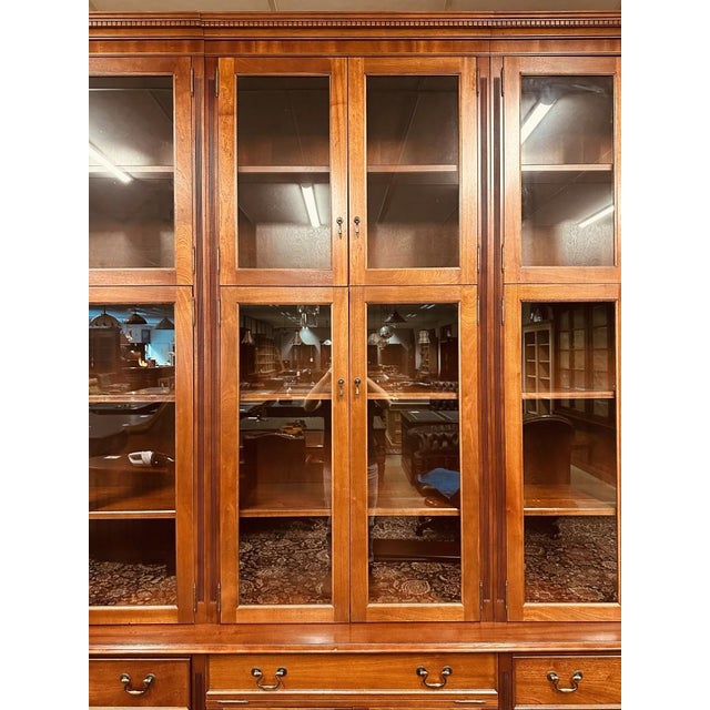 English Library Cabinet in Mahogany For Sale - Image 11 of 18