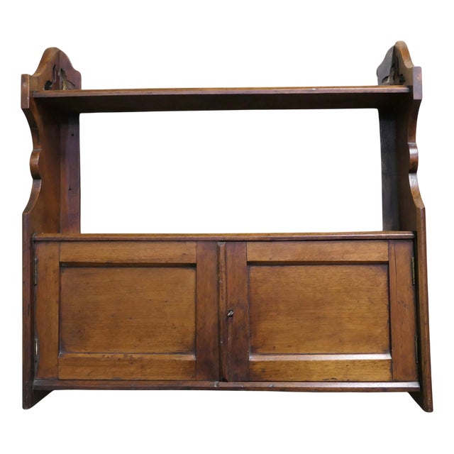 Vintage Wall Cabinet in Walnut For Sale