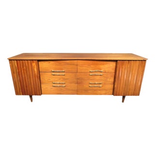 1960s Vintage Walnut Credenza For Sale