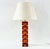 Stunning mid century modern scandinavian art glass & brass table lamp designed by the legendary swedish artist carl...