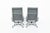 Pair Eames Soft Pad Recliners With Ottoman for Herman Miller, Gray Leather Aluminum Group For Sale - Image 9 of 17