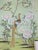 Elevate your interior with this elegant hand-painted wallpaper panel featuring a refined Chinoiserie-inspired garden...