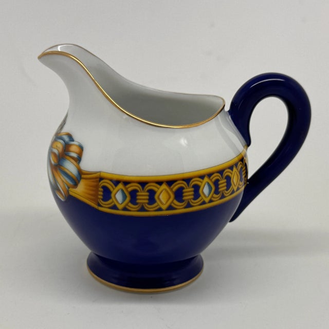 Modern Cocarde de Soie Milk Jug from Hermès, 1980s For Sale - Image 3 of 5